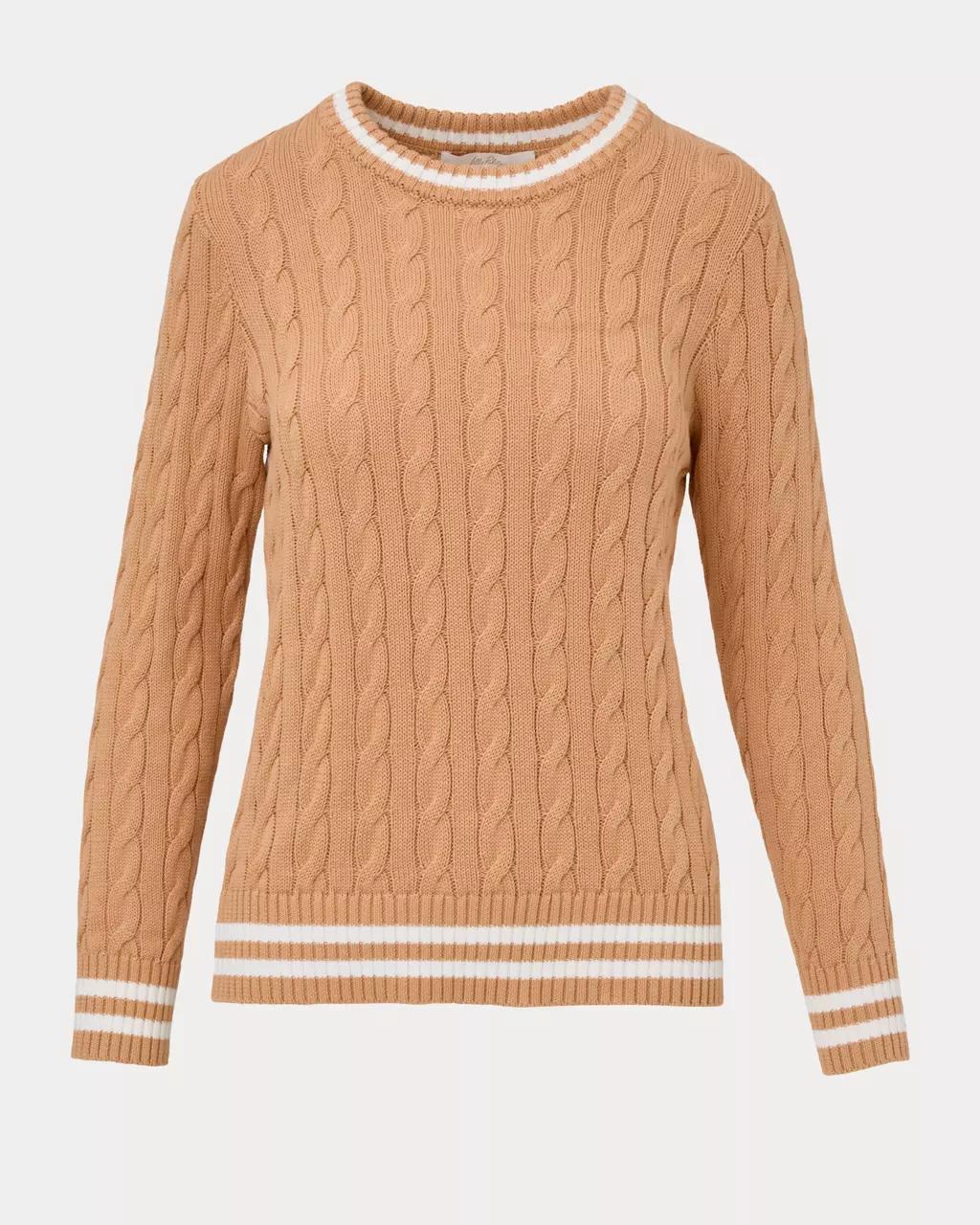 Lilly Pulitzer - Brockton Crew Neck Sweater - Iced Latte