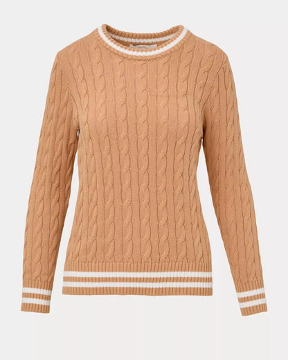 Lilly Pulitzer - Brockton Crew Neck Sweater - Iced Latte