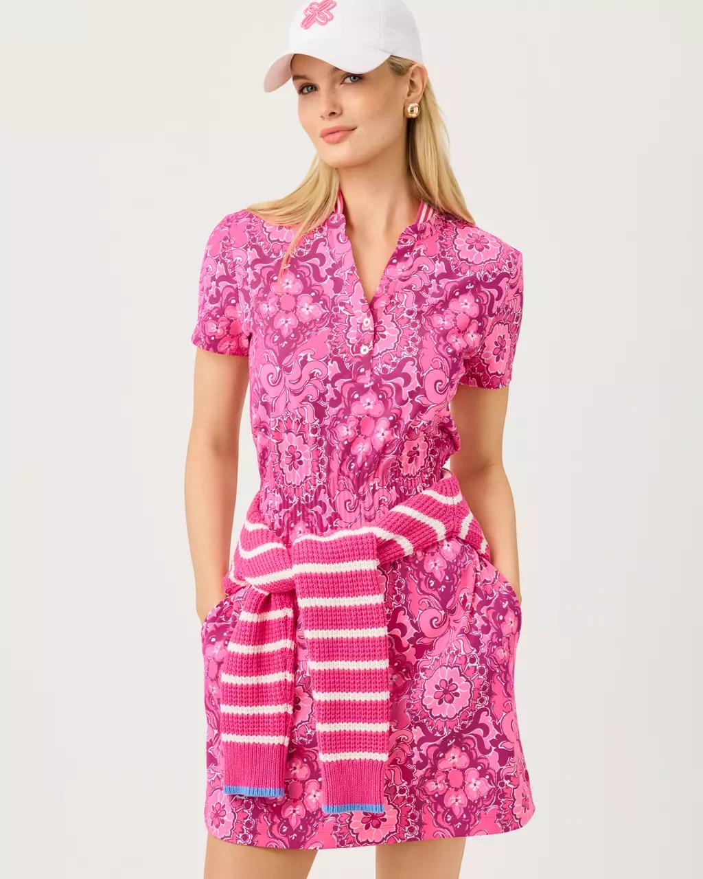 Lilly Pulitzer - UPF 50+ Luxletic Love Active Dress - Pink Aster