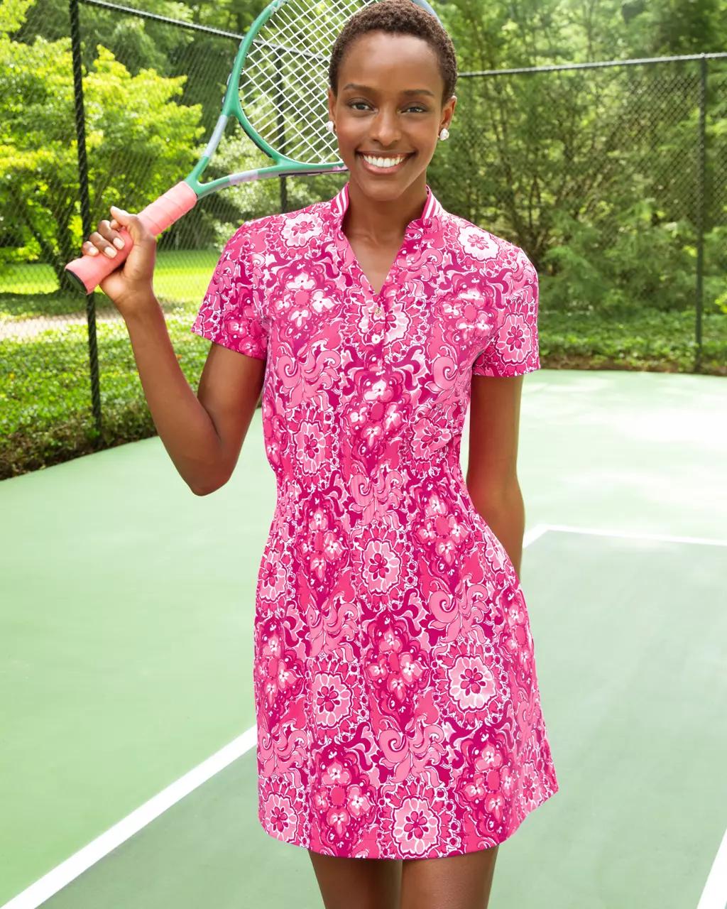 Lilly Pulitzer - UPF 50+ Luxletic Love Active Dress - Pink Aster
