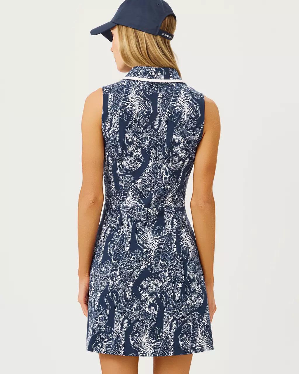 Lilly Pulitzer - UPF 50+ Luxletic Catarina Dress - Low Tide Navy