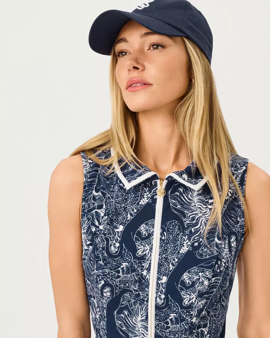 Lilly Pulitzer - UPF 50+ Luxletic Catarina Dress - Low Tide Navy
