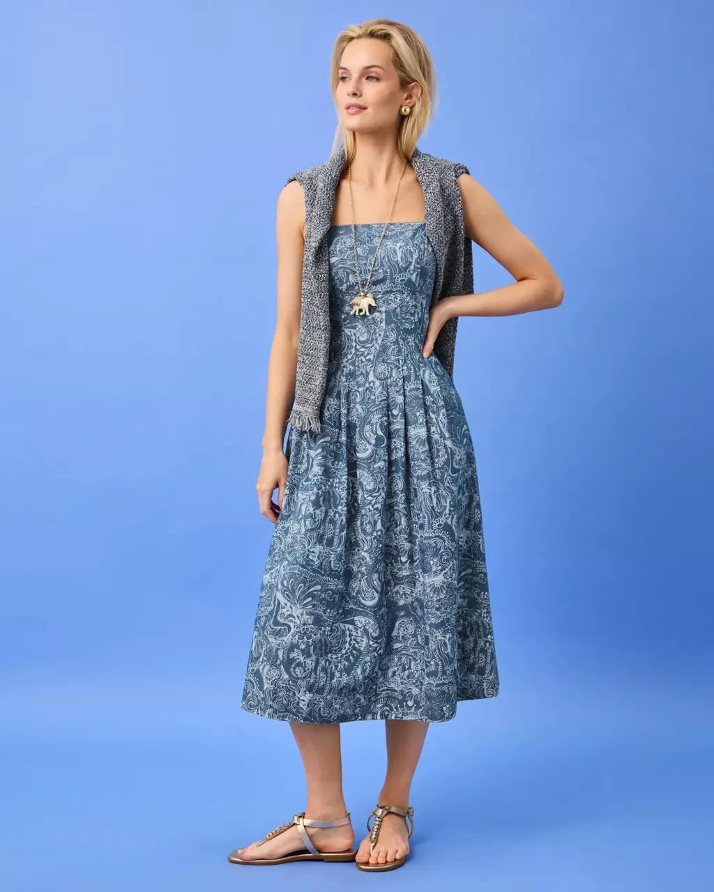 Lilly Pulitzer - Calloway Midi Dress - Indigo