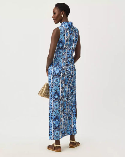 Lilly Pulitzer - Daisee Maxi Shift Dress - Low Tide Navy