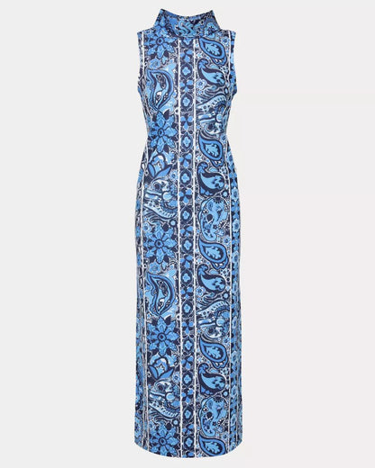 Lilly Pulitzer - Daisee Maxi Shift Dress - Low Tide Navy