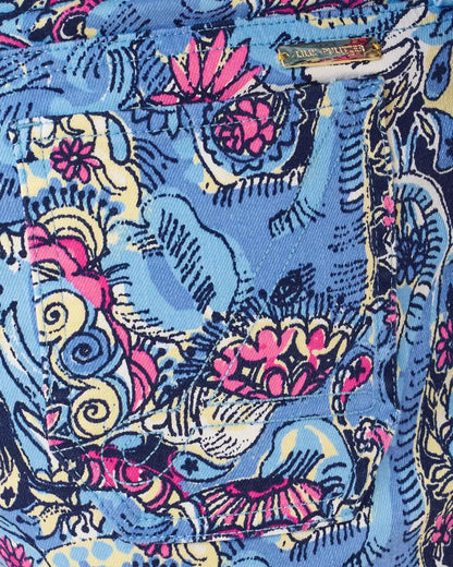 Lilly Pulitzer - 27" Harleen High Rise Crop Jean - Multi