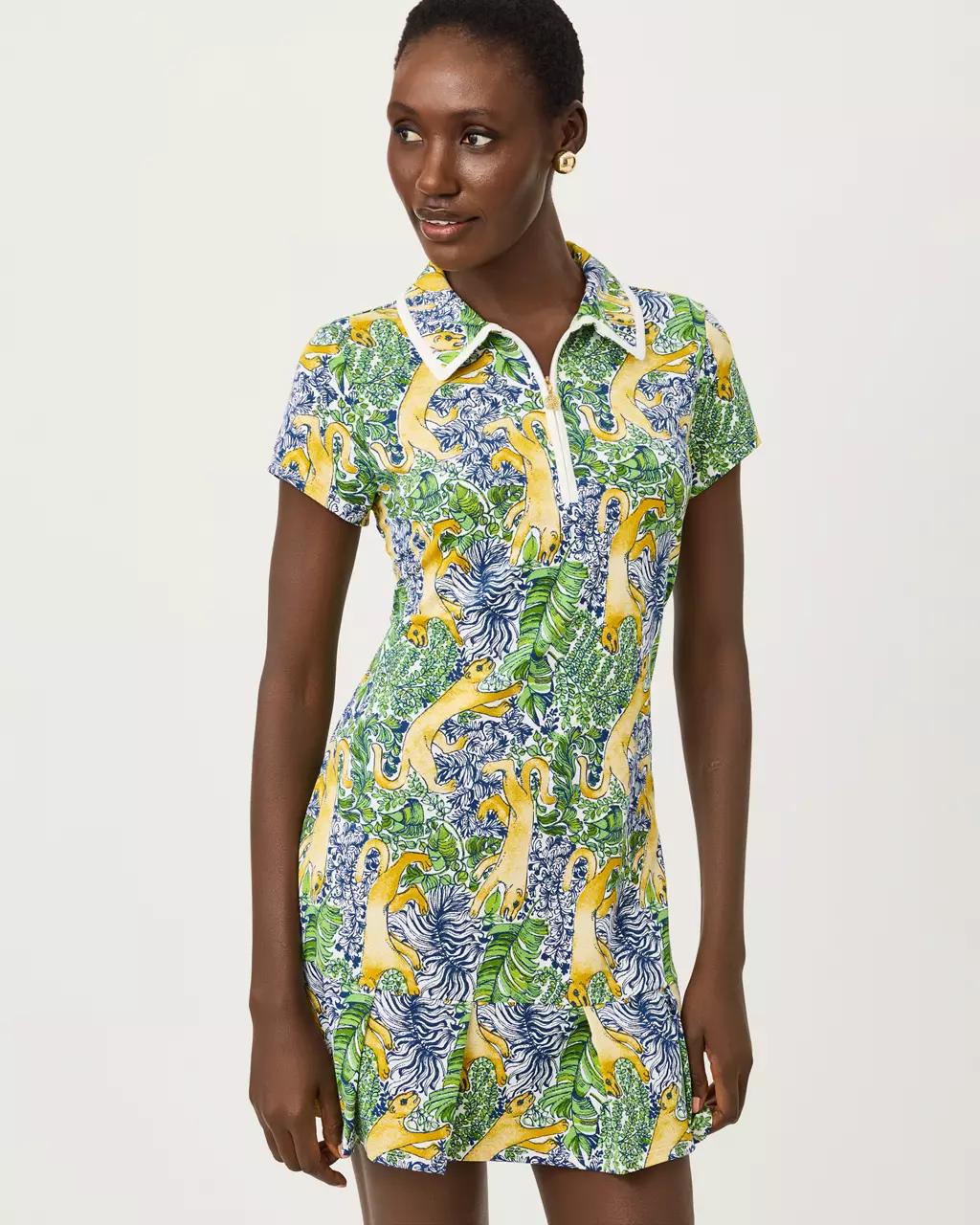 Lilly Pulitzer - UPF 50+ Luxletic Cayo Costa Pleated Dress - Multi