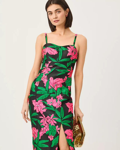 Lilly Pulitzer - Alima Jacquard Maxi Dress - Noir