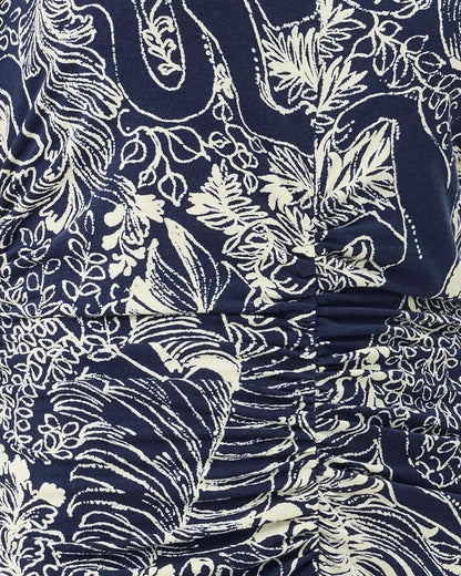 Lilly Pulitzer - UPF 50+ Alma Midi Dress - Low Tide Navy