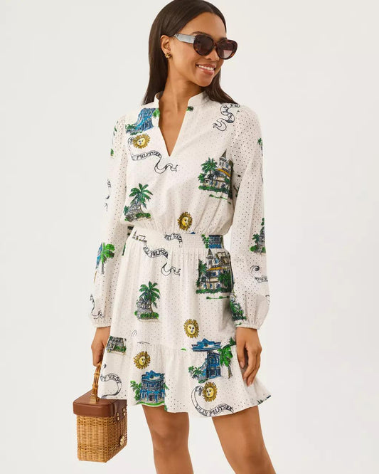 Lilly Pulitzer - Axton Eyelet Dress - Coconut