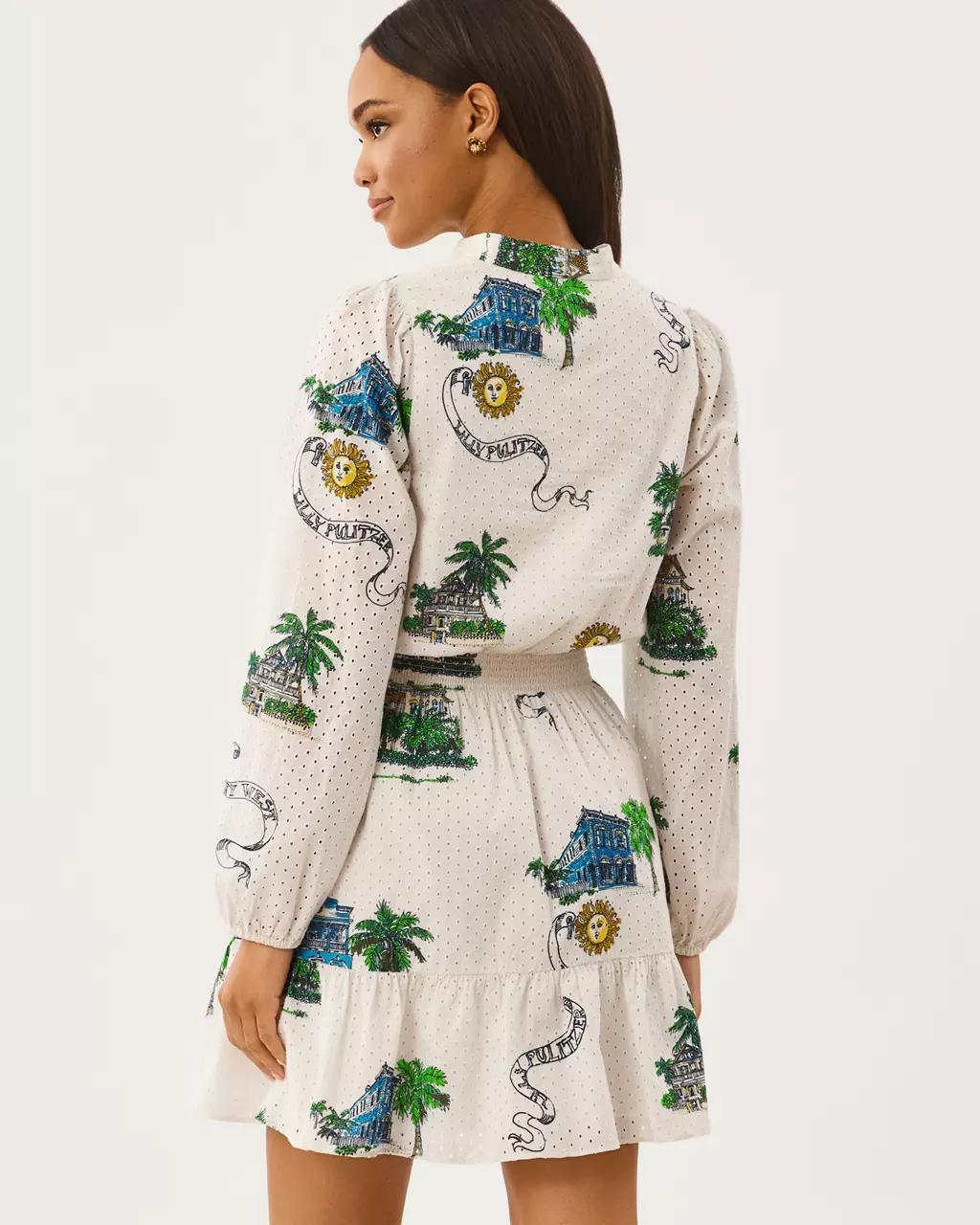 Lilly Pulitzer - Axton Eyelet Dress - Coconut
