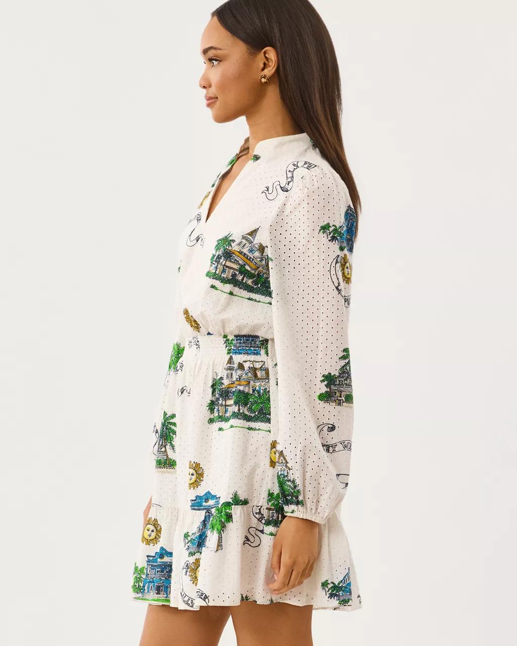 Lilly Pulitzer - Axton Eyelet Dress - Coconut