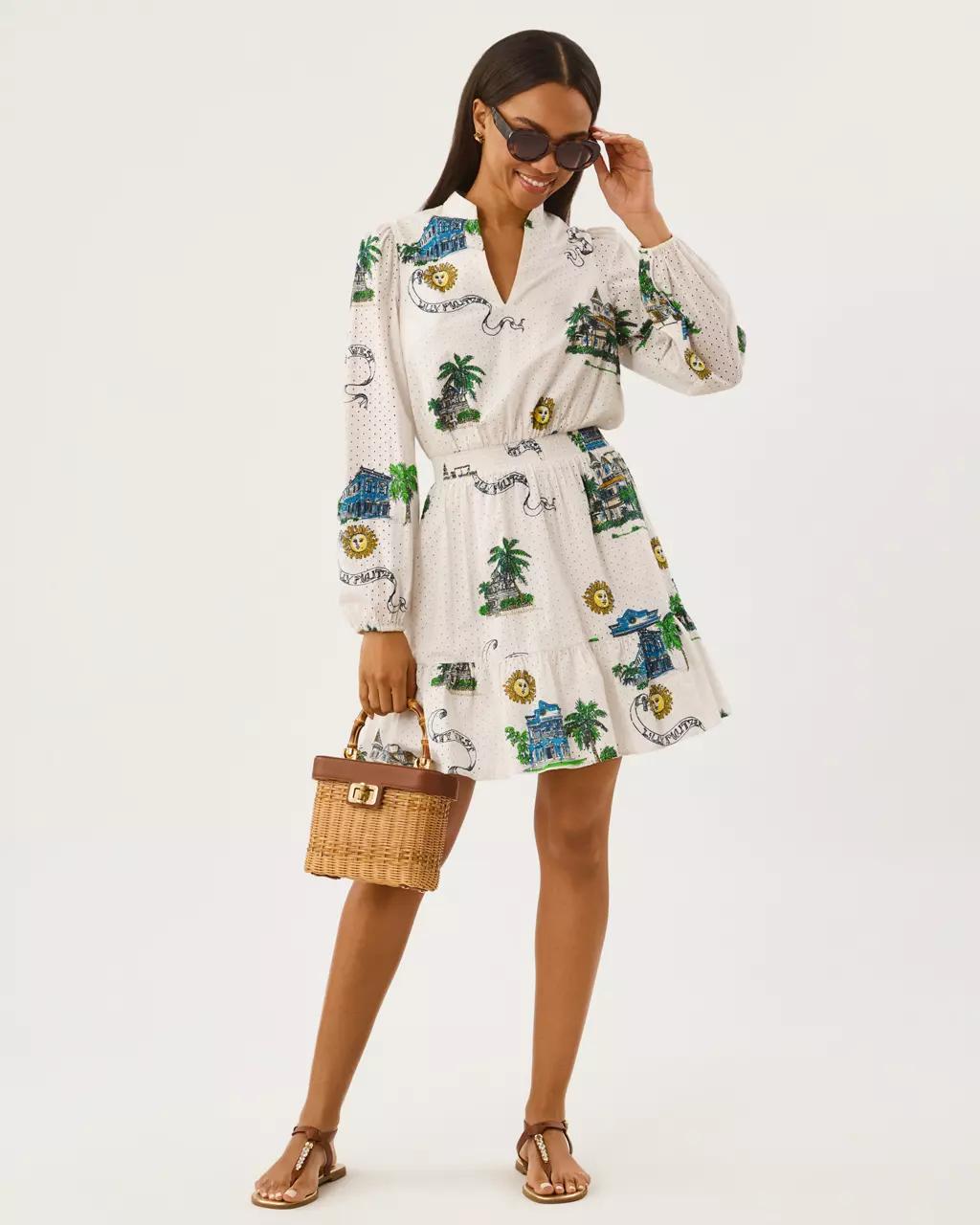 Lilly Pulitzer - Axton Eyelet Dress - Coconut