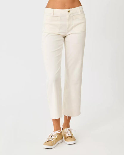 Lilly Pulitzer - 27" Harleen High Rise Crop Jean - Coconut