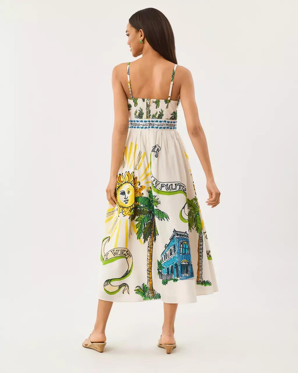 Lilly Pulitzer - Wendley Midi Dress - Coconut