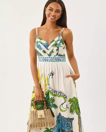 Lilly Pulitzer - Wendley Midi Dress - Coconut