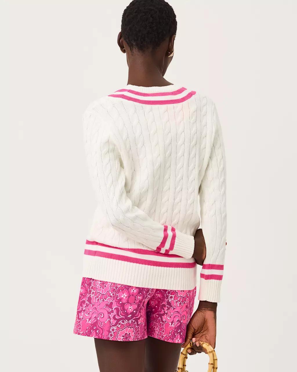 Lilly Pulitzer - Brockton Cotton Sweater - Coconut