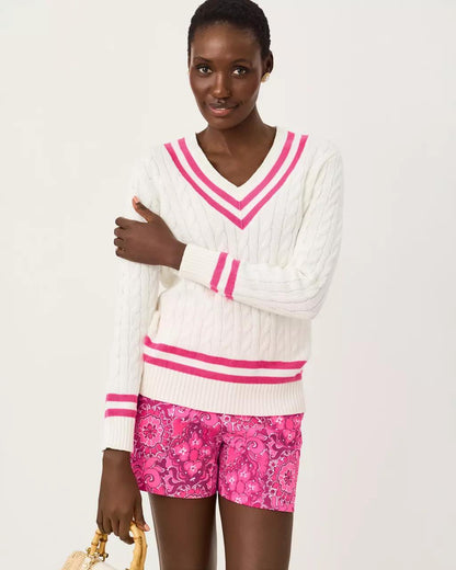 Lilly Pulitzer - Brockton Cotton Sweater - Coconut