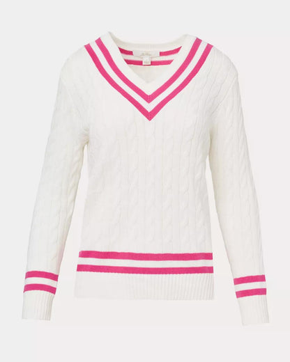Lilly Pulitzer - Brockton Cotton Sweater - Coconut