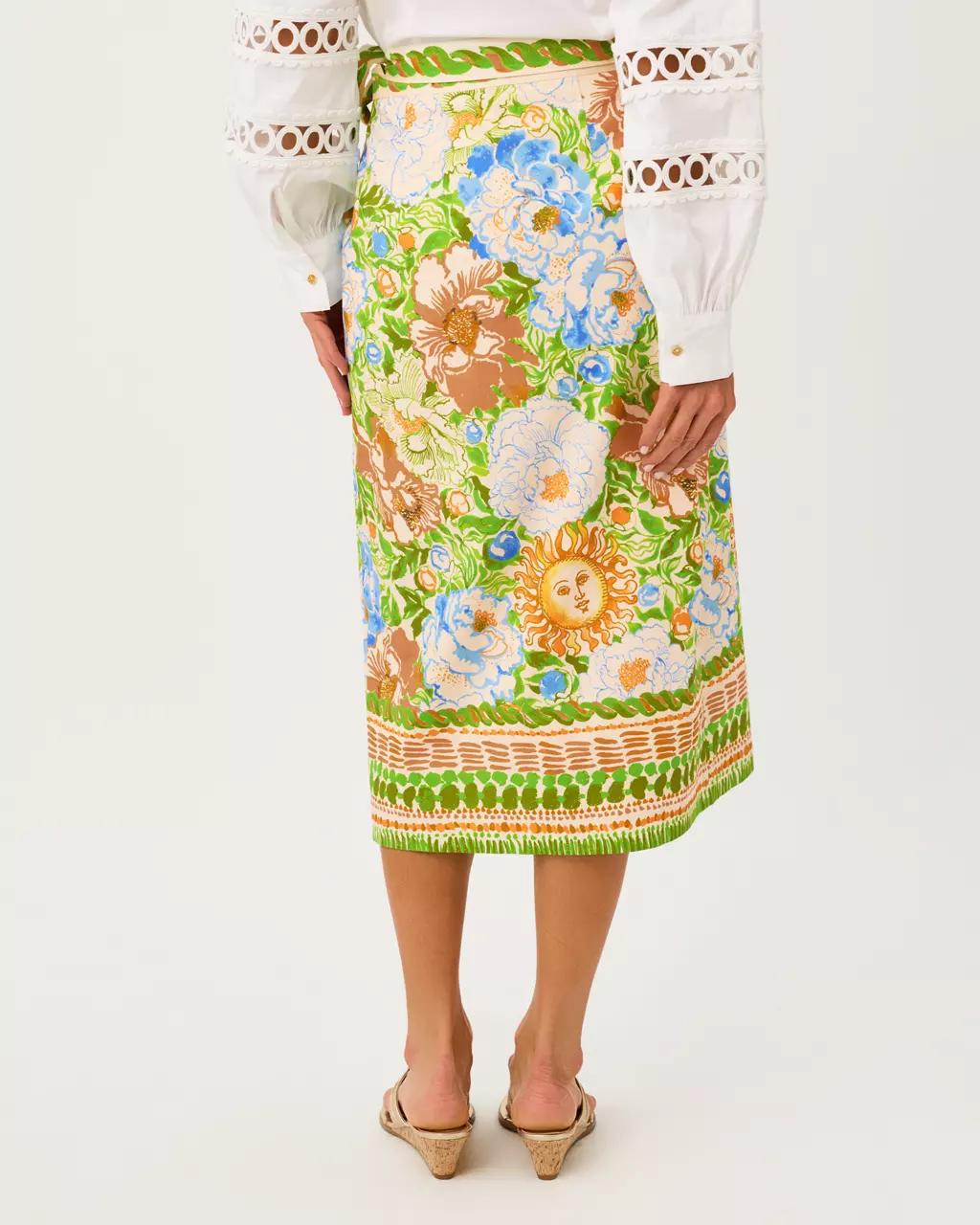 Lilly Pulitzer - Dustin Midi Skirt - Rutabaga