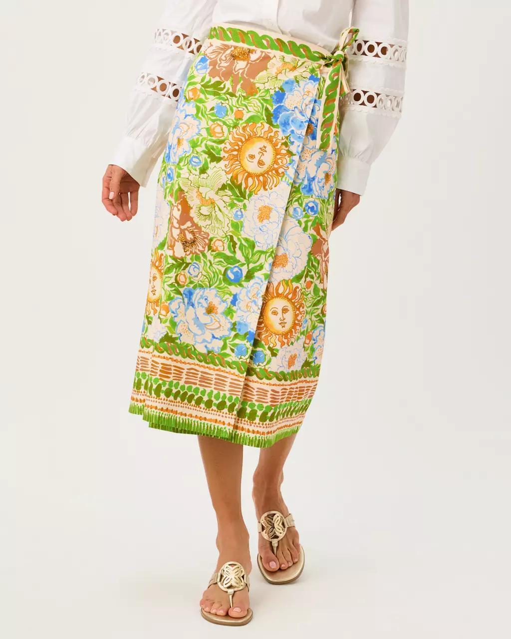 Lilly Pulitzer - Dustin Midi Skirt - Rutabaga