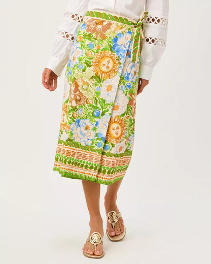 Lilly Pulitzer - Dustin Midi Skirt - Rutabaga