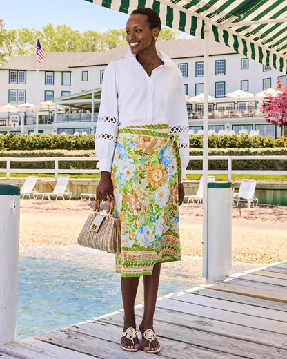 Lilly Pulitzer - Dustin Midi Skirt - Rutabaga