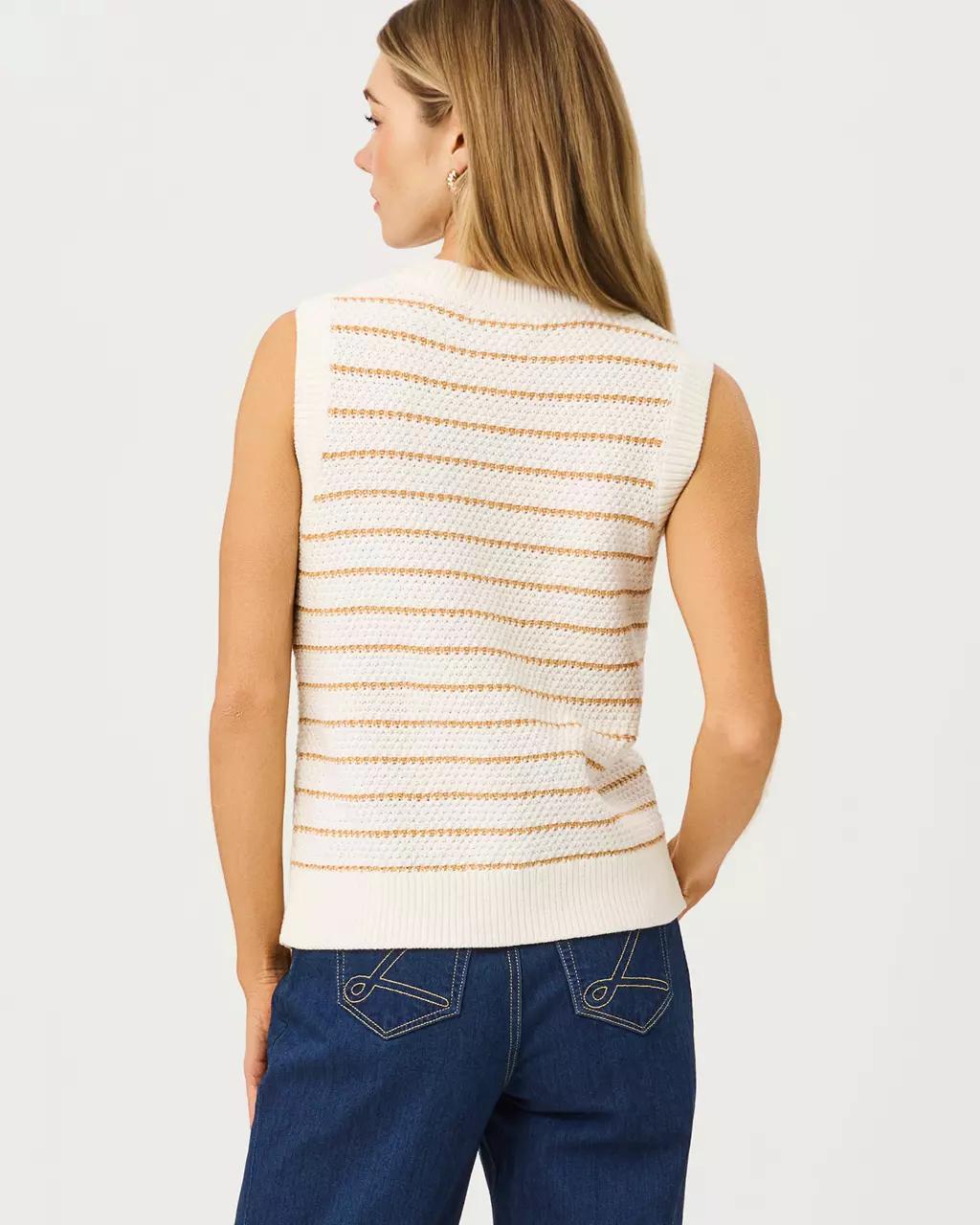 Lilly Pulitzer - Shayna Sweater Vest - Coconut