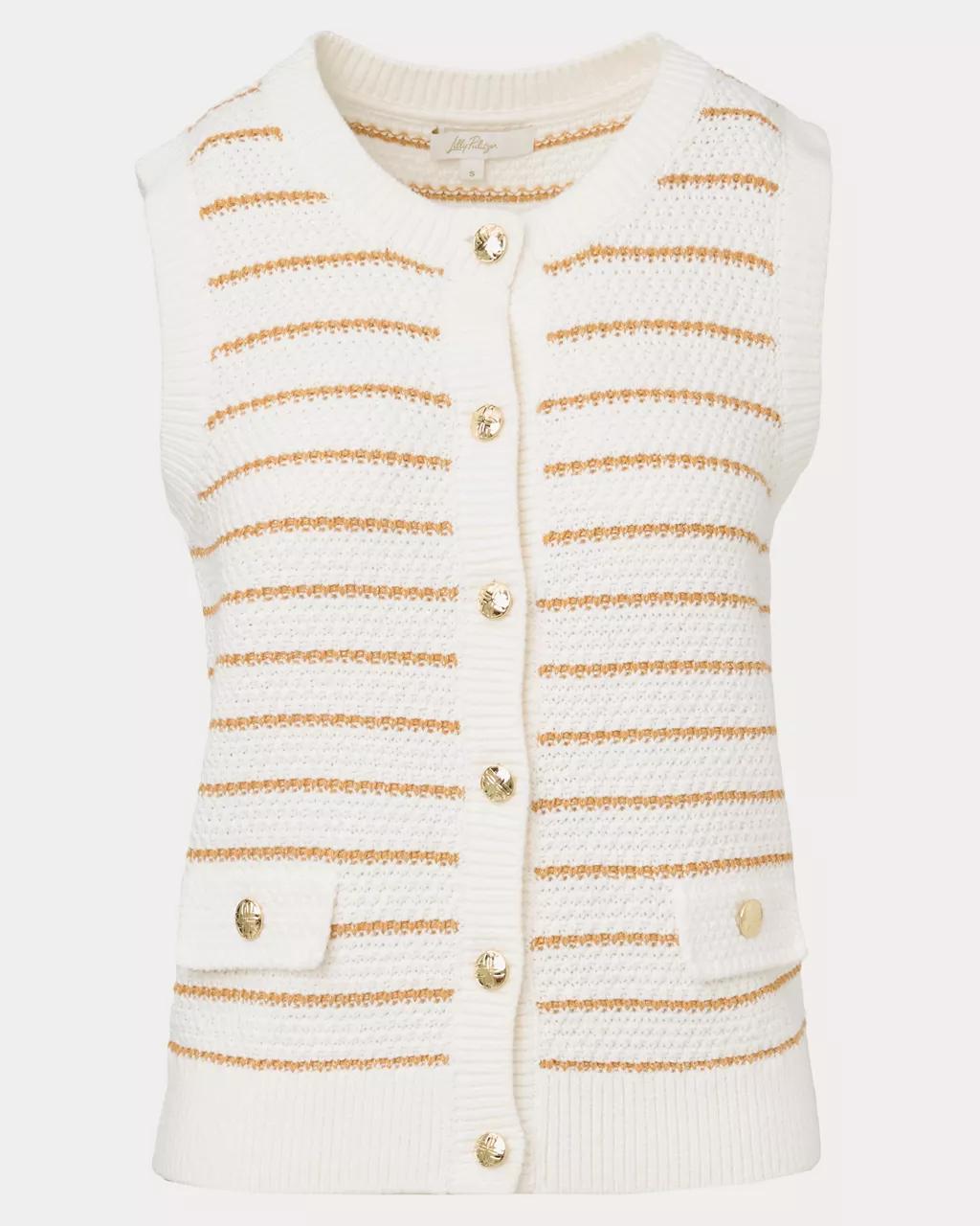 Lilly Pulitzer - Shayna Sweater Vest - Coconut