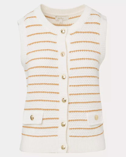 Lilly Pulitzer - Shayna Sweater Vest - Coconut