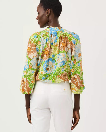 Lilly Pulitzer - Elsa Silk Top - Rutabaga