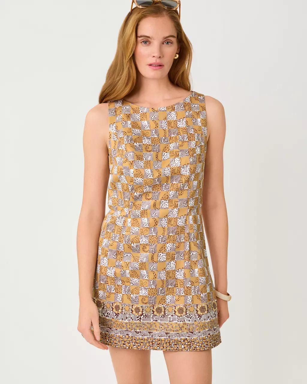 Lilly Pulitzer - Oriana Shift Romper - Iced Latte