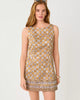Iced Latte Lil Cheetah Checks Engineered Romper