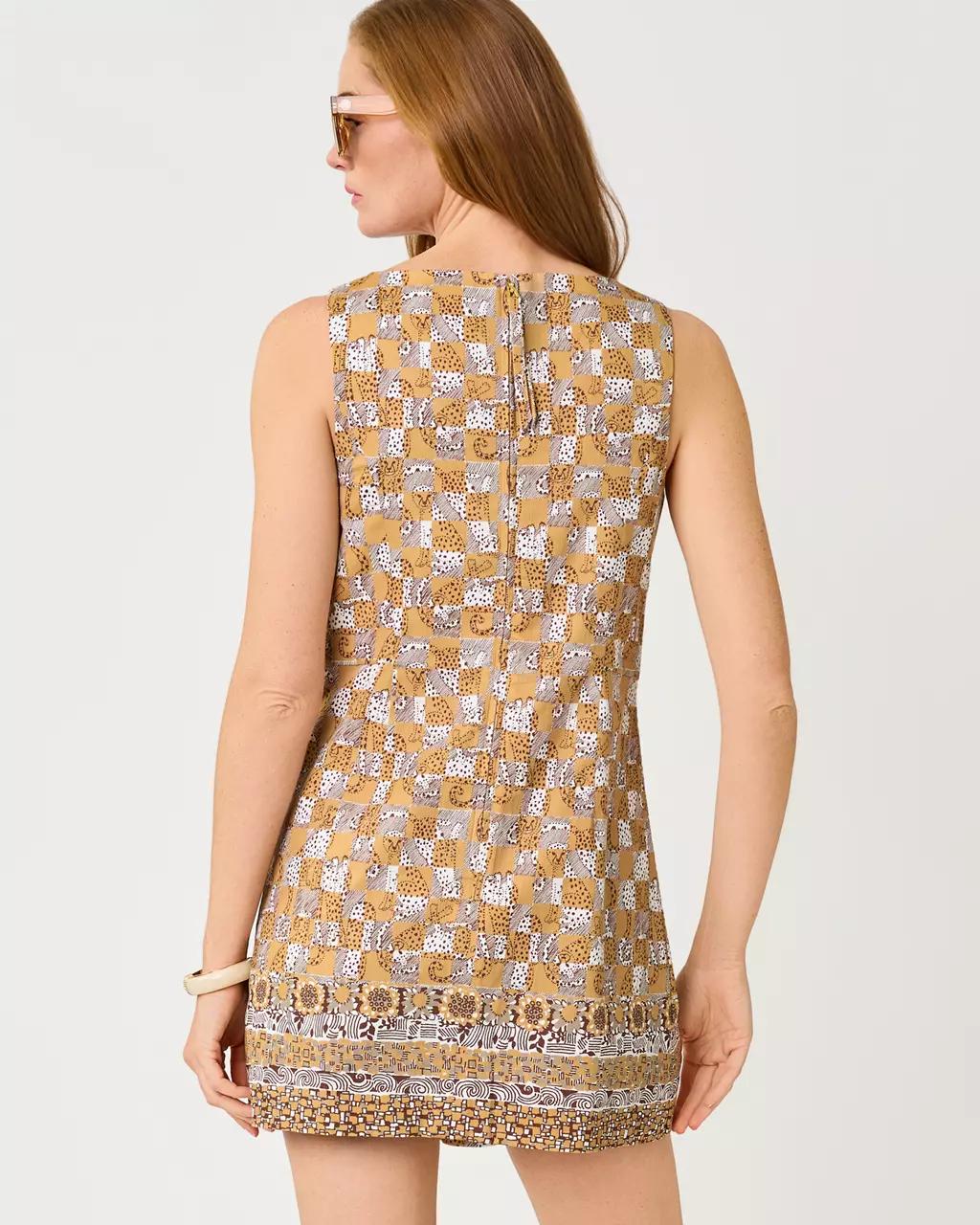 Lilly Pulitzer - Oriana Shift Romper - Iced Latte