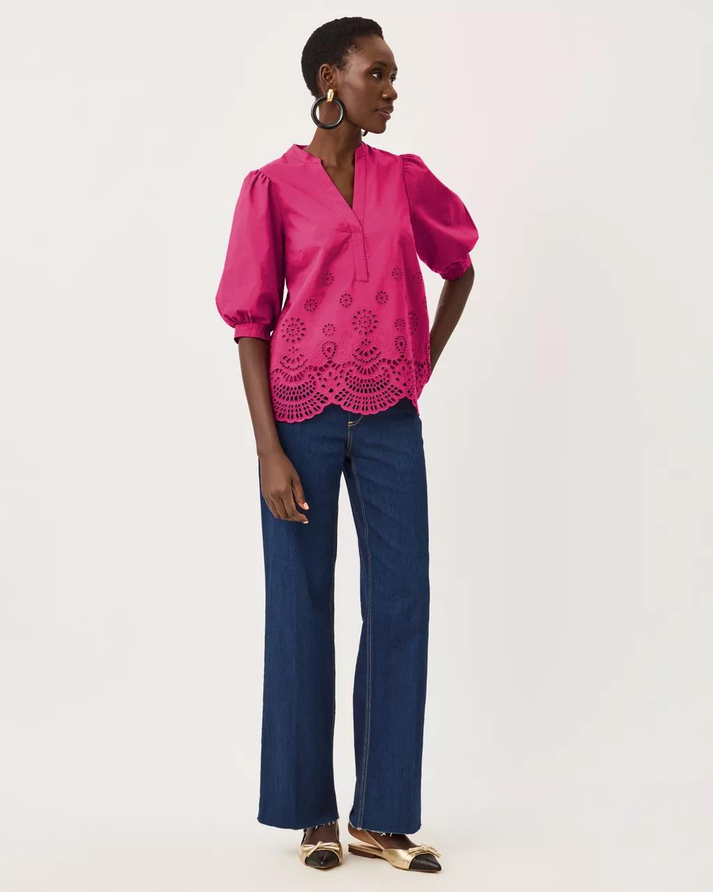 Lilly Pulitzer - Mialeigh Top - Berry Bouquet