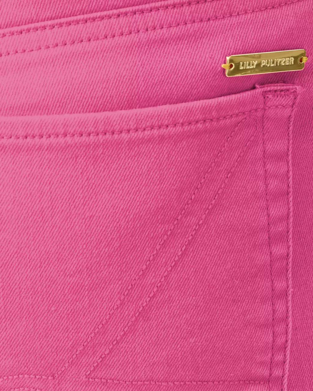 Lilly Pulitzer - 28" Lindessa High Rise Crop Jean - Pink Aster