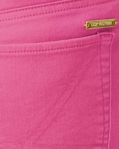 Lilly Pulitzer - 28" Lindessa High Rise Crop Jean - Pink Aster