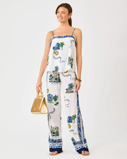 Lilly Pulitzer - 32" Bal Harbour Palazzo Pant - Coconut