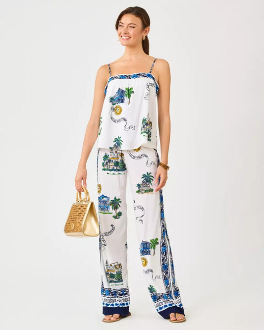 Lilly Pulitzer - 32" Bal Harbour Palazzo Pant - Coconut