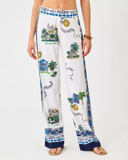 Lilly Pulitzer - 32" Bal Harbour Palazzo Pant - Coconut