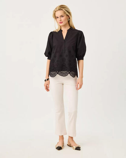 Lilly Pulitzer - Mialeigh Top - Noir
