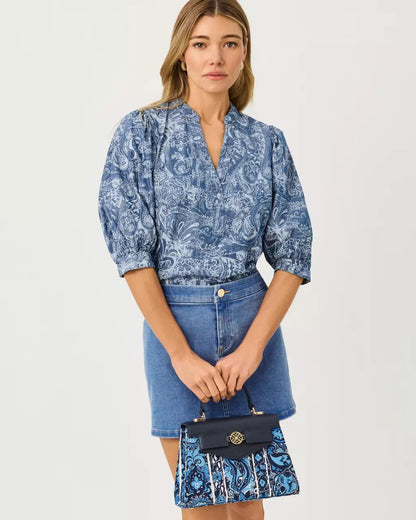 Lilly Pulitzer - Mialeigh Top - Indigo