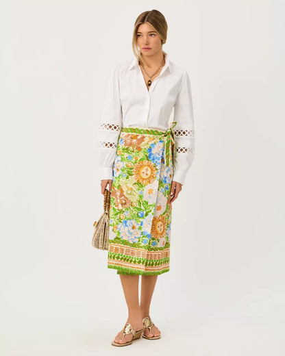 Lilly Pulitzer - The Lace Inset Lilly Shirt - Resort White