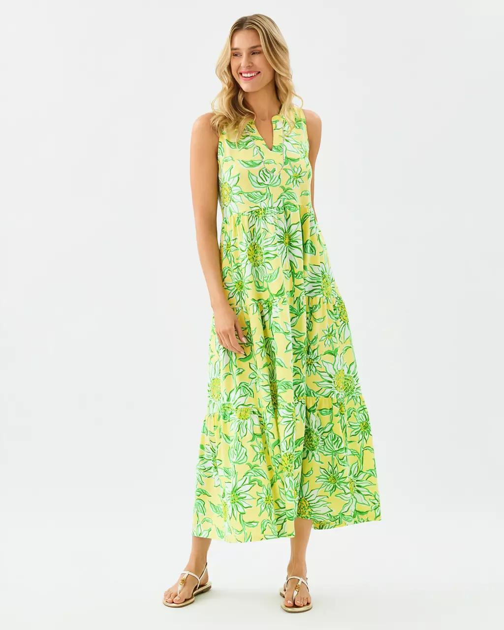 Lilly Pulitzer - Sydnee Maxi Dress - Limoncello