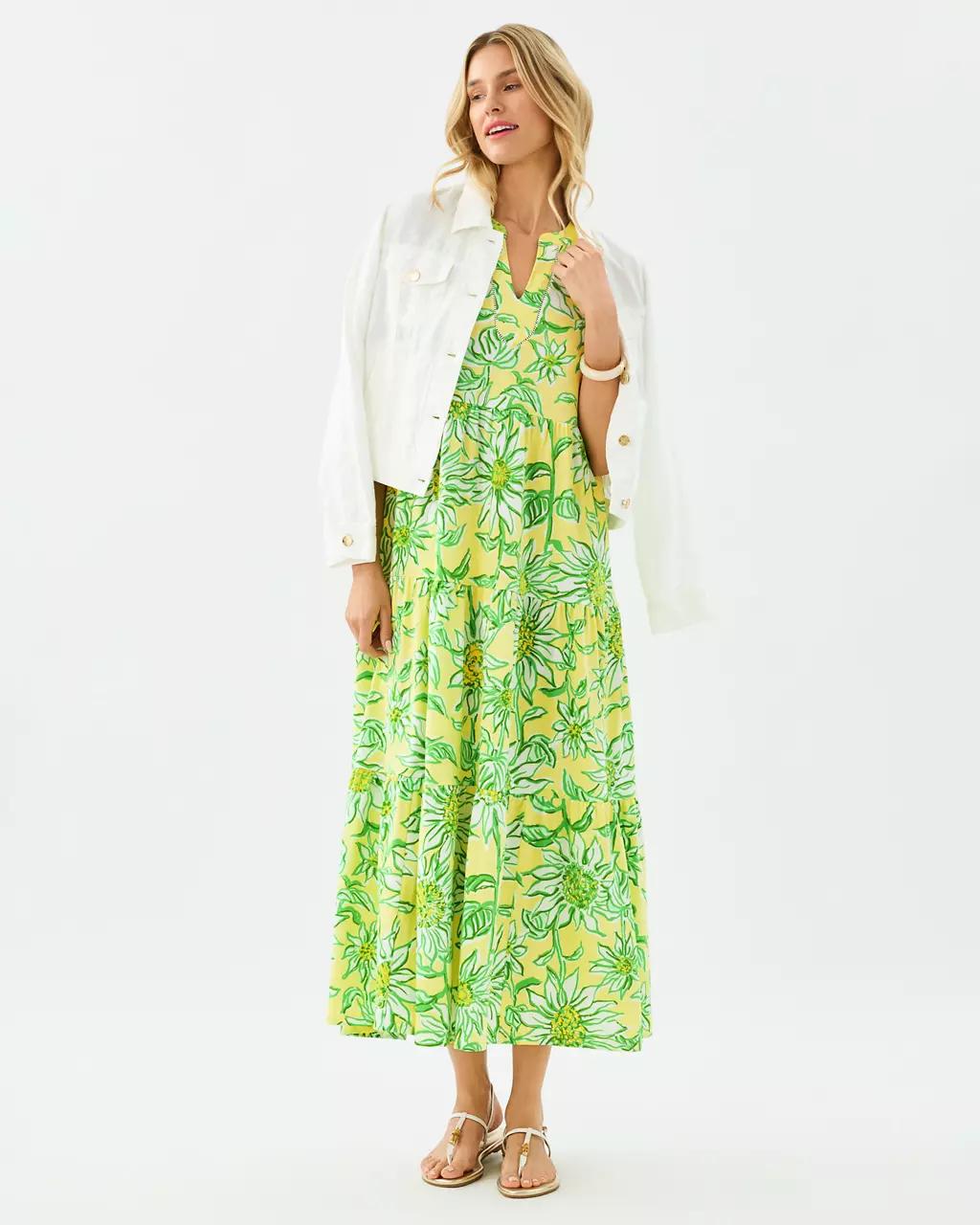 Lilly Pulitzer - Sydnee Maxi Dress - Limoncello
