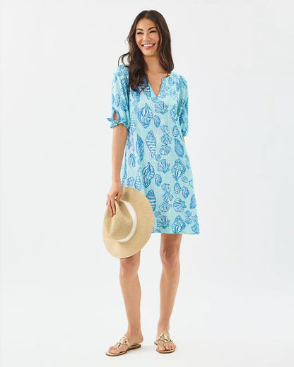 Lilly Pulitzer - Easley T-Shirt Dress - Fresh Water Blue