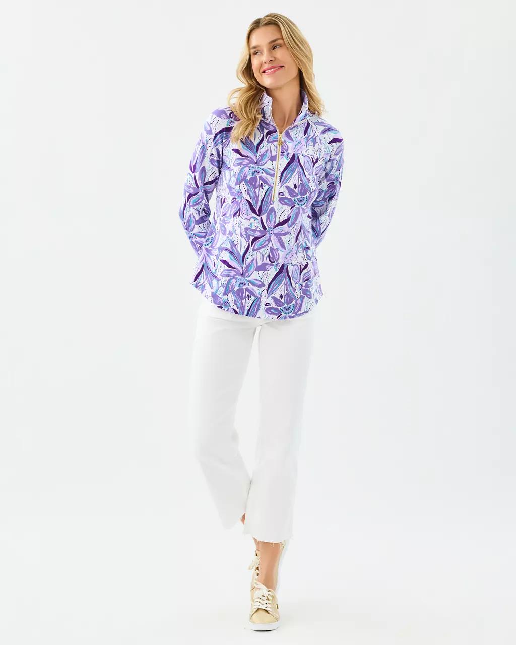 Lilly Pulitzer - UPF 50+ Skipper Popover - Tropicalia Purple