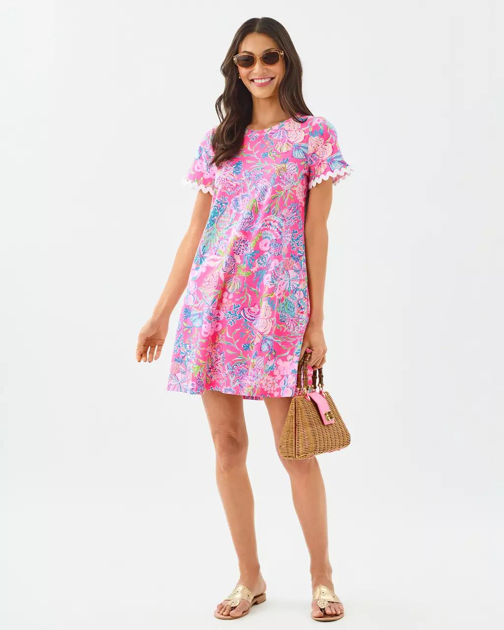 Lilly Pulitzer - Cody Short Sleeve Dress - Pink Isle