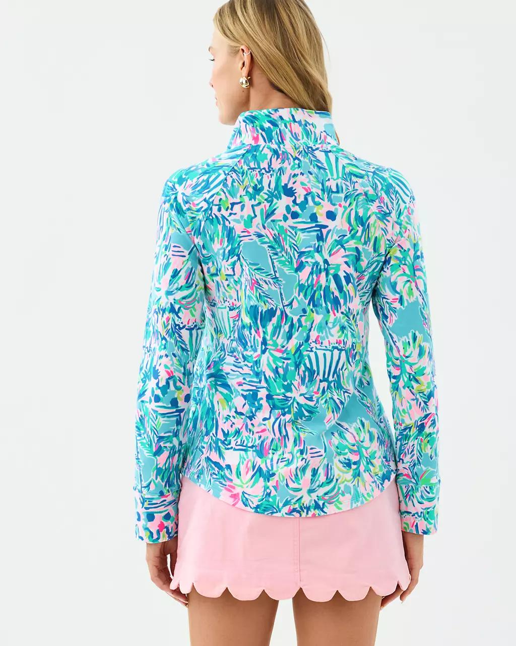 Lilly Pulitzer - UPF 50+ Skipper Popover - Blue Ibiza