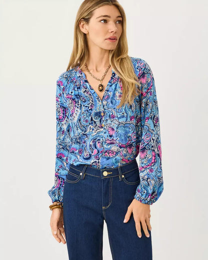 Lilly Pulitzer - Elsa Silk Top - Multi